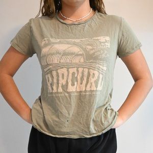 RipCurl Sage Green Top (XSmall) Has some damage (check in description)